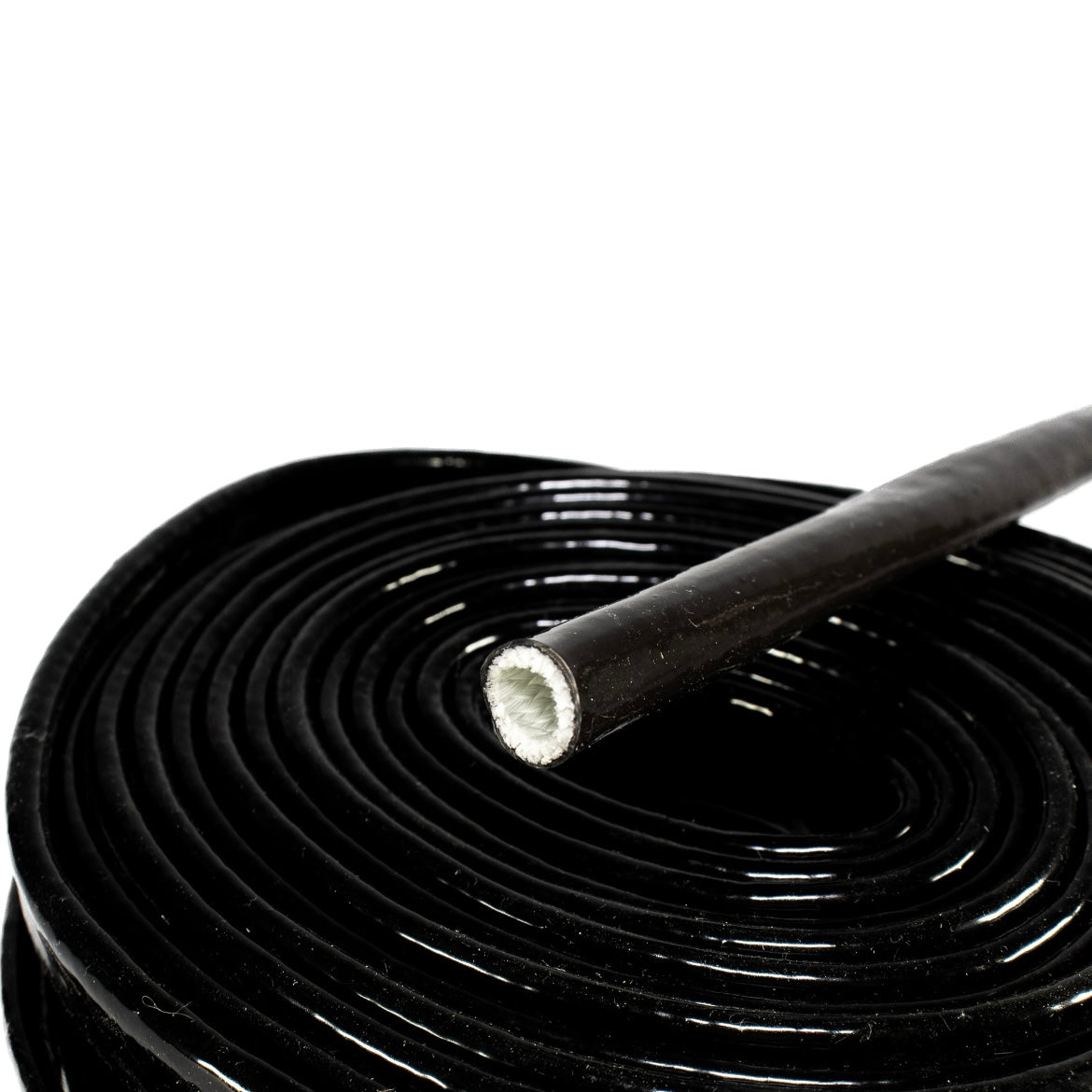 Fire Sleeve Silicone Fiberglass Heat Protection for Hoses and Wires